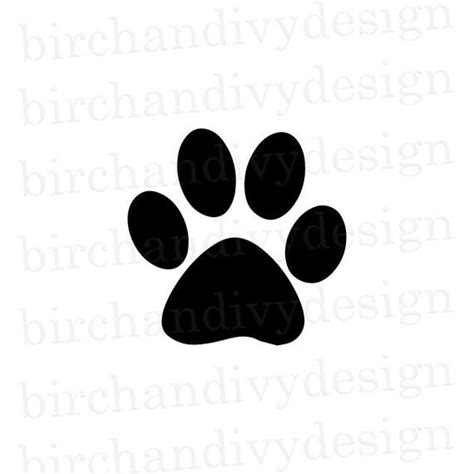 Download Pawprint SVG File, Instant Download Easy Edite