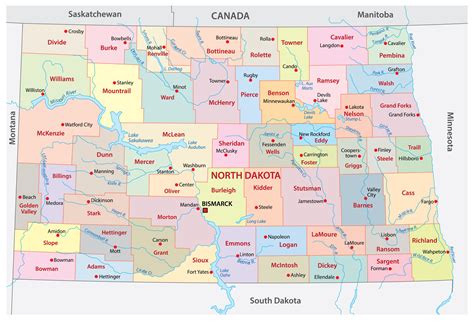 Paxton County North Dakota Map