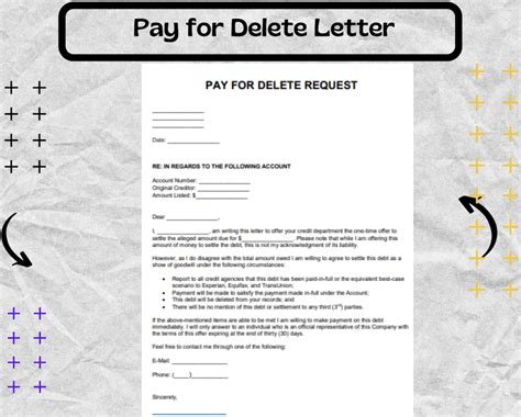 Pay-for-Delete Negotiations (Collections)