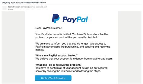 PayPal and MetaMask phishing emails