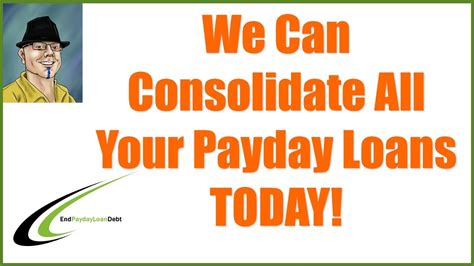Payday Consolidation Loans