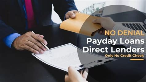 Payday Direct Lenders Only Instant Approval