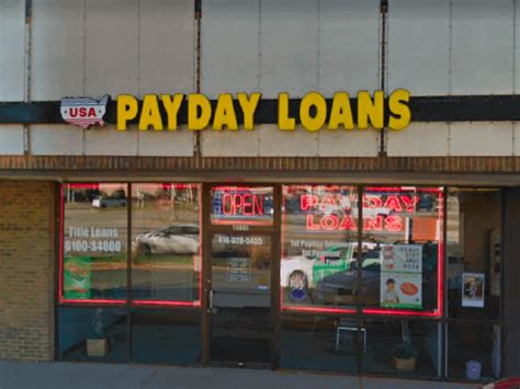 Payday Loan Store Wausau Wi