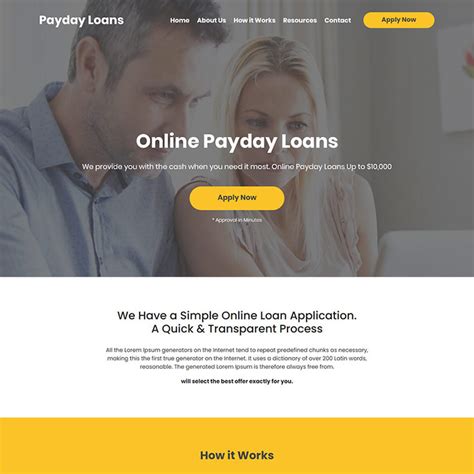 Payday Loan Website For Sale
