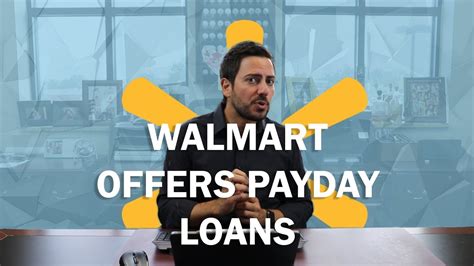 Payday Loans At Walmart