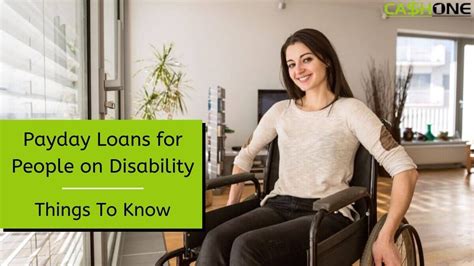 Payday Loans For Disability Benefits