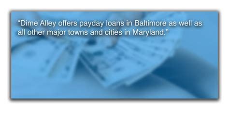 Payday Loans In Baltimore Maryland