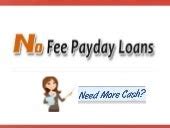 Payday Loans No Upfront Fees