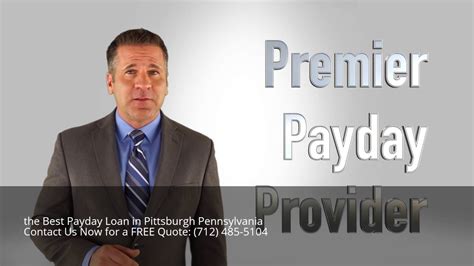 Payday Loans Pittsburgh Pennsylvania