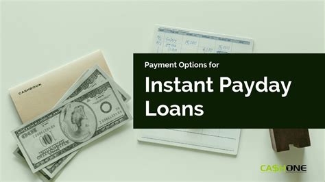 Payday Loans With Payment Options