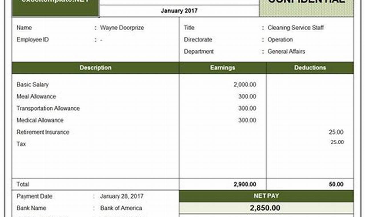 Payment Slip Template Excel: A Comprehensive Guide to Streamline Your Payment Process