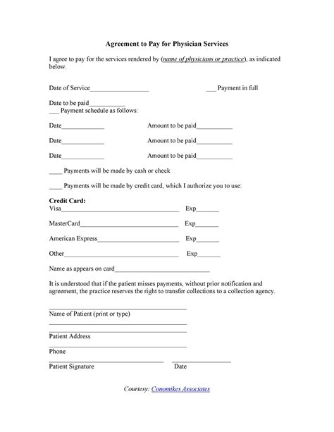 Payment Contract Template Free