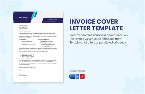 Payment Invoice Cover Letter Word Format