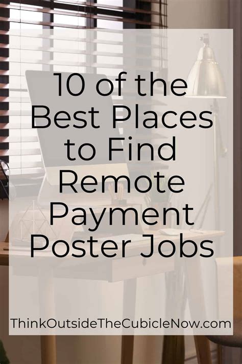 Payment Poster Jobs Remote