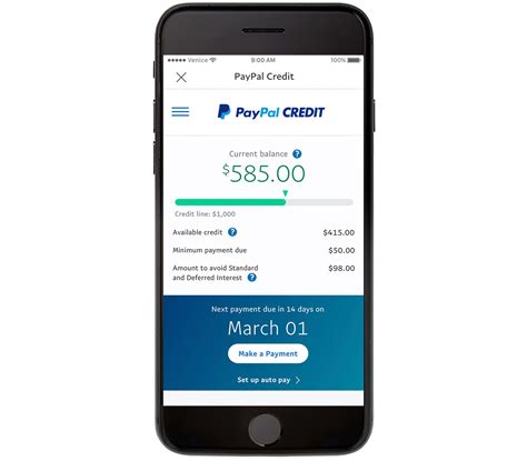 PayPal Credit Account