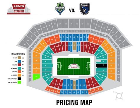 Paypal Stadium Seating Chart