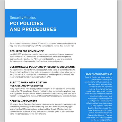 Pci Compliance Security Policy Template
