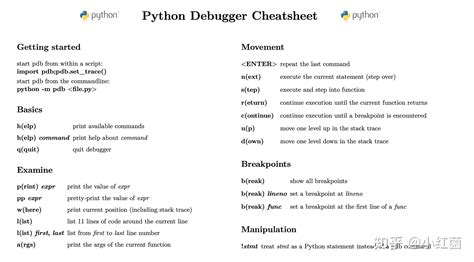 Pdb Cheat Sheet