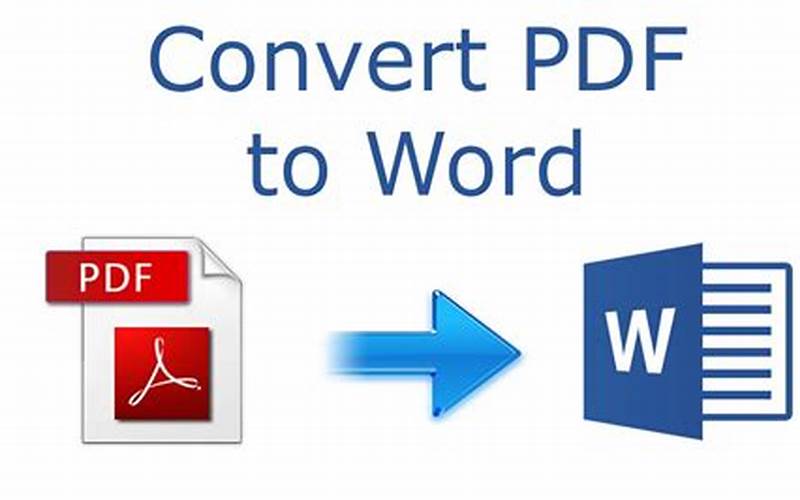 Pdf To Word Conversion