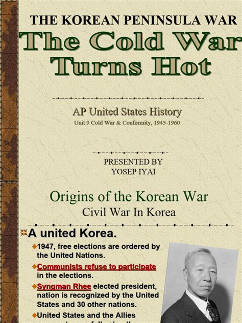 Pdf Korean War