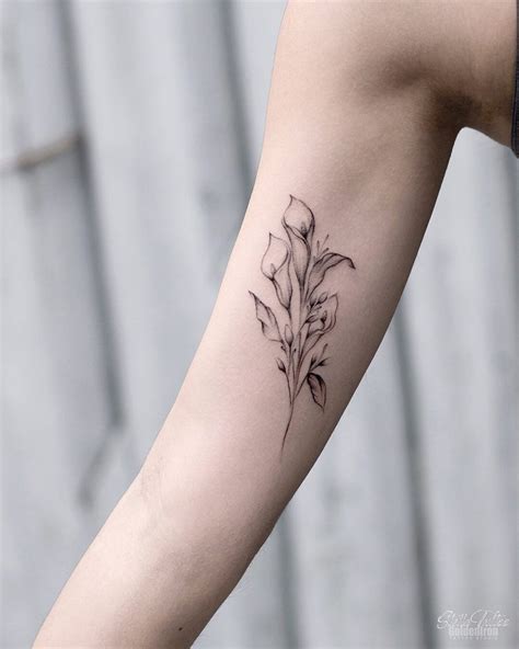 Peace Lily Tattoo in 2020 Tattoos, Lily tattoo, Peace lily
