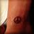 Peace Sign Tattoo Wrist