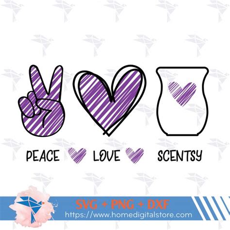 Download Peace Love Commercial Use DXF Files