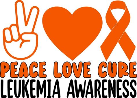 Download Peace Love Cure Leukemia DXF Files