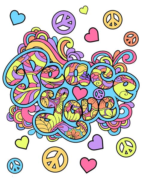 Download Peace Love Printable