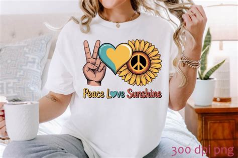 Download Peace Love Sunshine Sublimation For Crafts