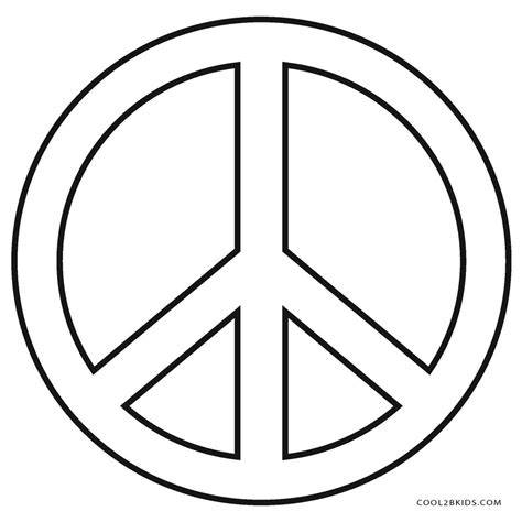 Peace Symbol Coloring Pages