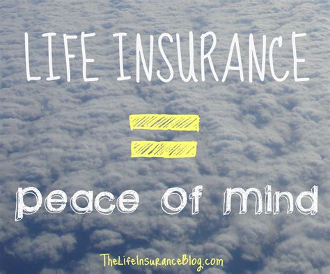 Peace of mind insurance