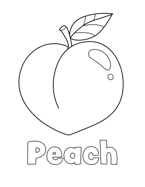 Peach Color Page