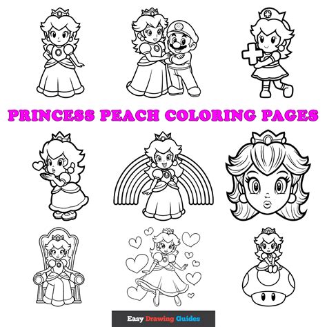 Peach Coloring Page
