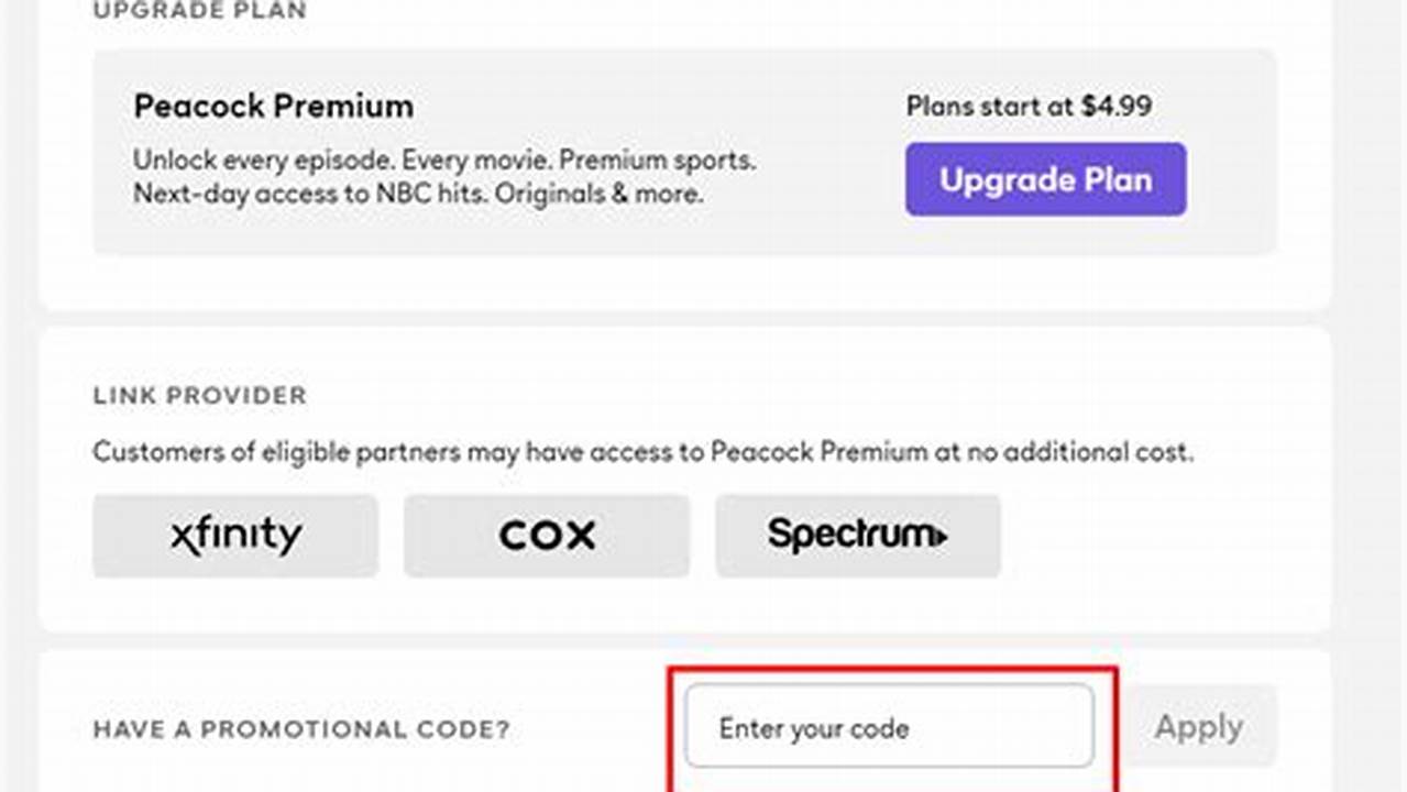 Peacock Discount Code 2025