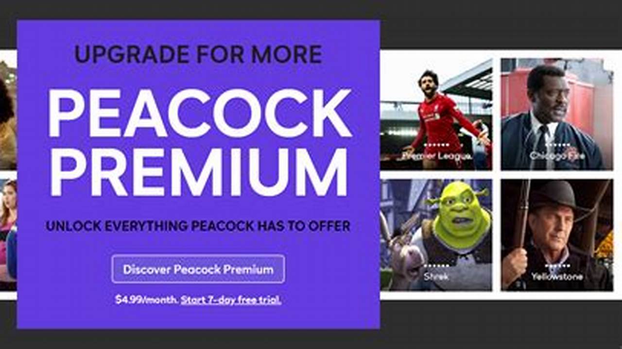 Peacock Premium Promo Code 2024