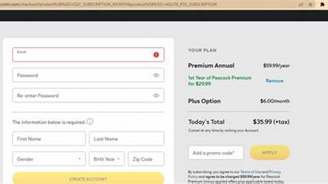Peacock Promo Code 2024 Free