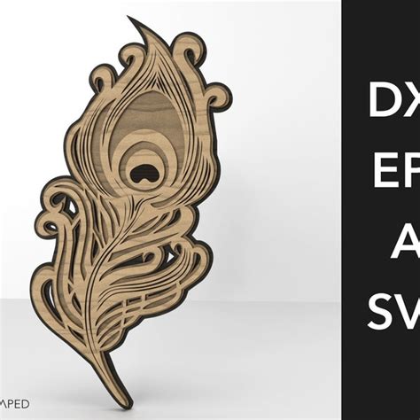 Download Peacock Feather Mandala SVG File - SVG Design Commercial Use DXF Files