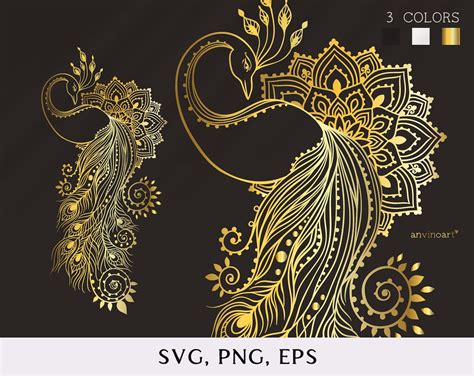 Download Peacock Feather Mandala SVG File - SVG Design for Cricut Machine