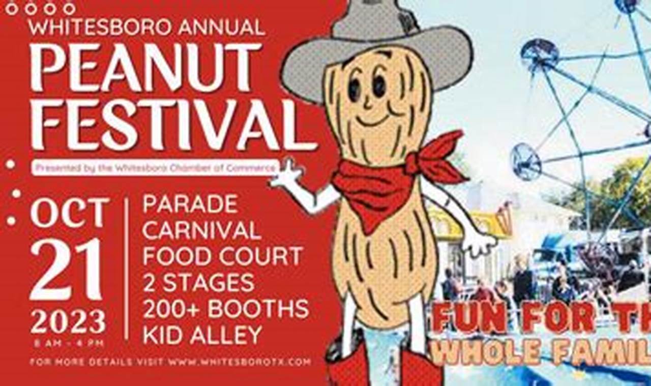 Peanut Festival 2024 Whitesboro Texas