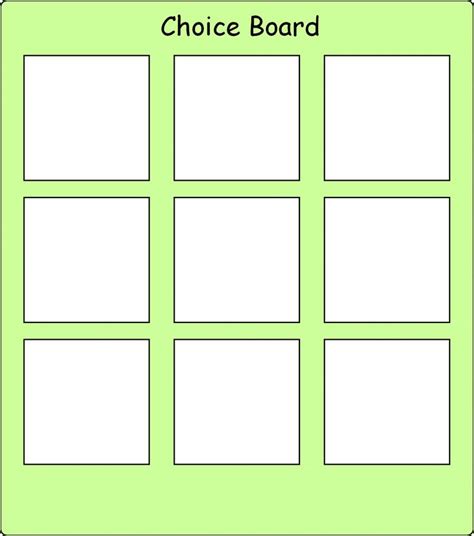 Pecs Board Template