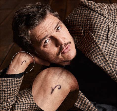 Pedro Pascal Tattoos
