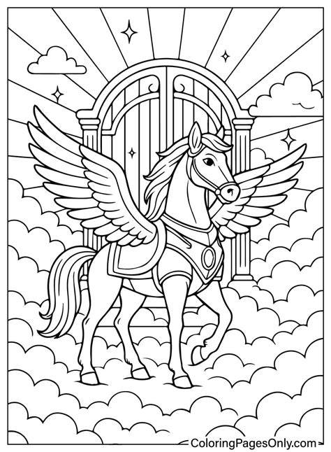 Pegasus Coloring Page