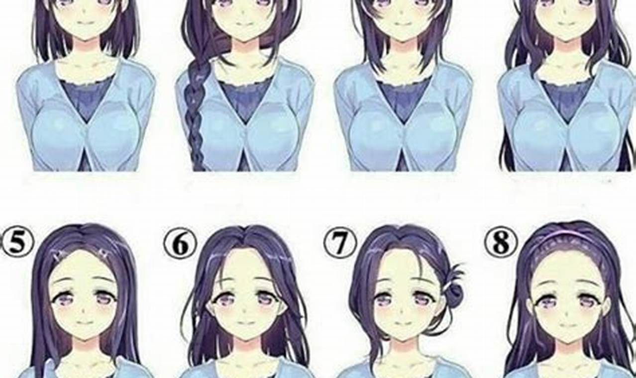 Peinados Anime Mujer Kawaii
