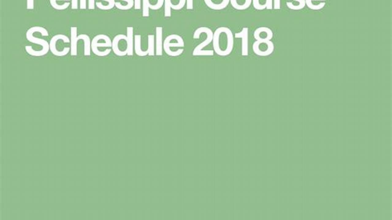 Pellissippi State Spring 2024 Calendar Weekly