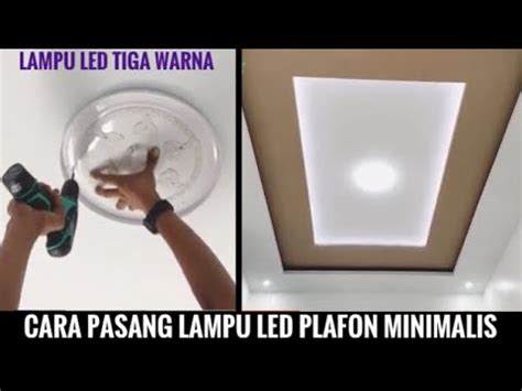 Pemasangan lampu LED Panel di Indonesia