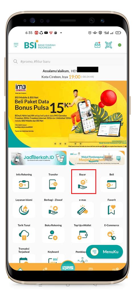 Pembayaran BSI Mobile