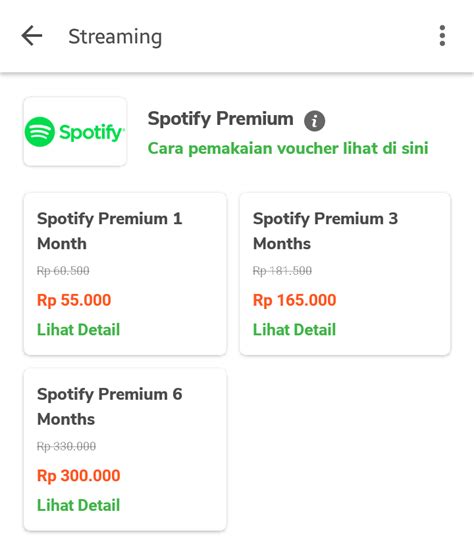 Pembayaran Spotify