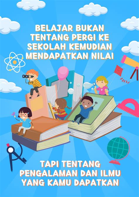 Pembuatan poster pembelajaran menarik dan efektif di Indonesia