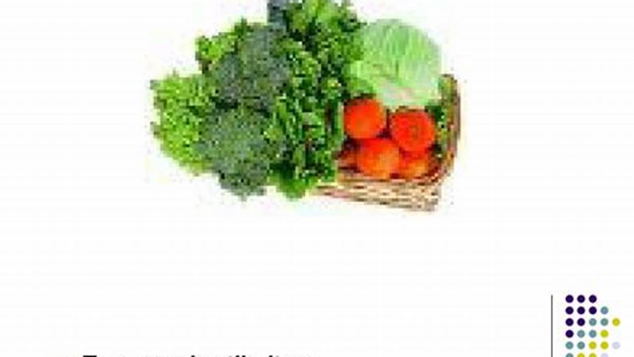 Pemilihan Sayuran, Resep6-10k